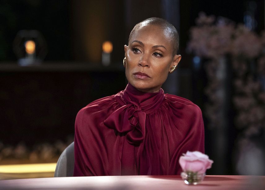 Jada Pinkett Smith en un episodio de su serie online Red Table Talk.&nbsp;