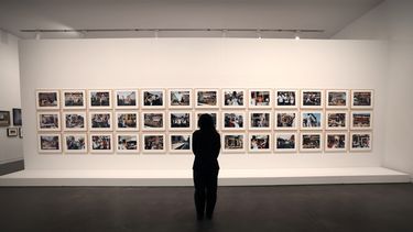 Una persona asiste a la presentación para la prensa del Studio Museum en Harlem, Nueva York, el 6 de noviembre de 2025. &nbsp;