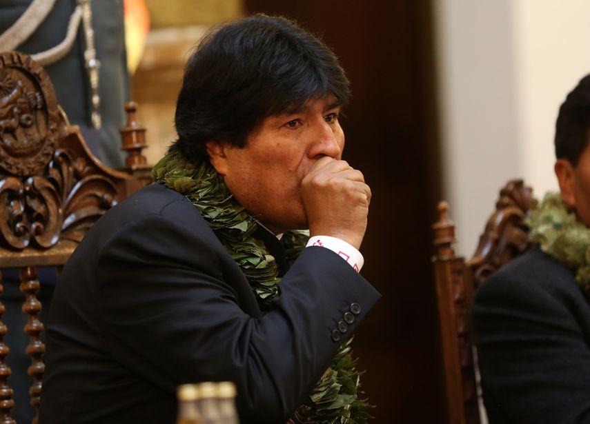 El presidente de Bolivia, Evo Morales. 