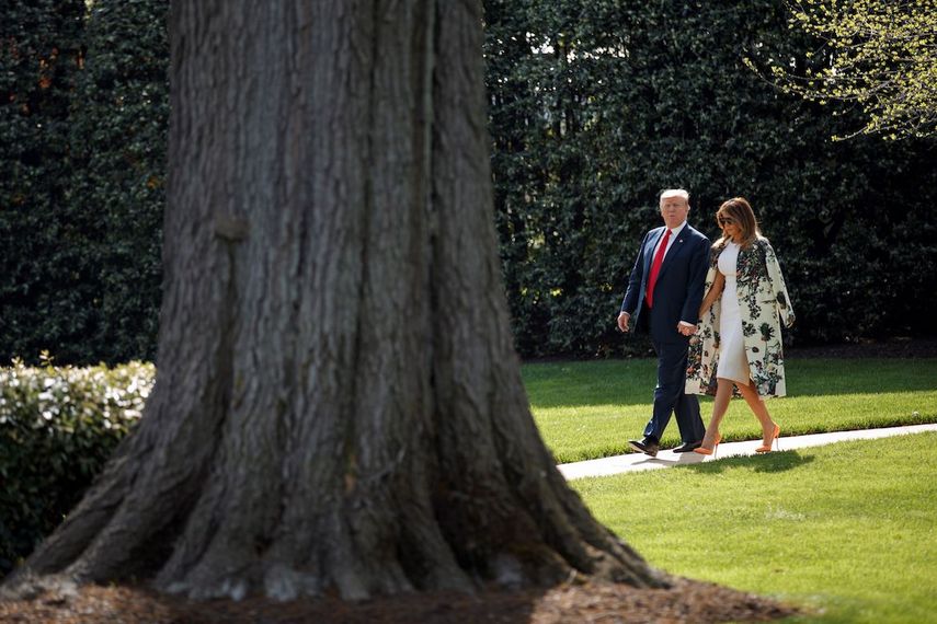 &nbsp;El presidente&nbsp; Donald&nbsp;Trump&nbsp; y la primera dama estadounidense, Melania&nbsp;Trump.&nbsp;