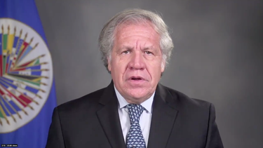 Captura del video publicado por Luis Almagro en Twitter.&nbsp;