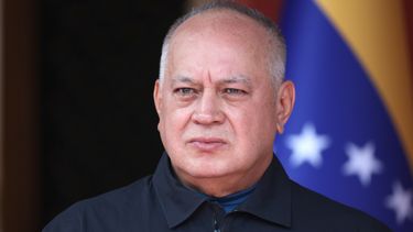 &nbsp;Diosdado Cabello, participa en una rueda de prensa el 14 de enero en el Palacio de Miraflores en Caracas.&nbsp;
