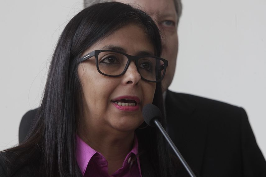 La canciller venezolana, Delcy Rodríguez&nbsp;