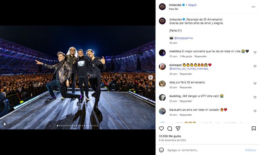 La banda mexicana Café Tacvba.&nbsp;