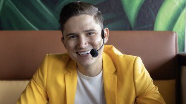 El comunicador Jhonatan Olivares.