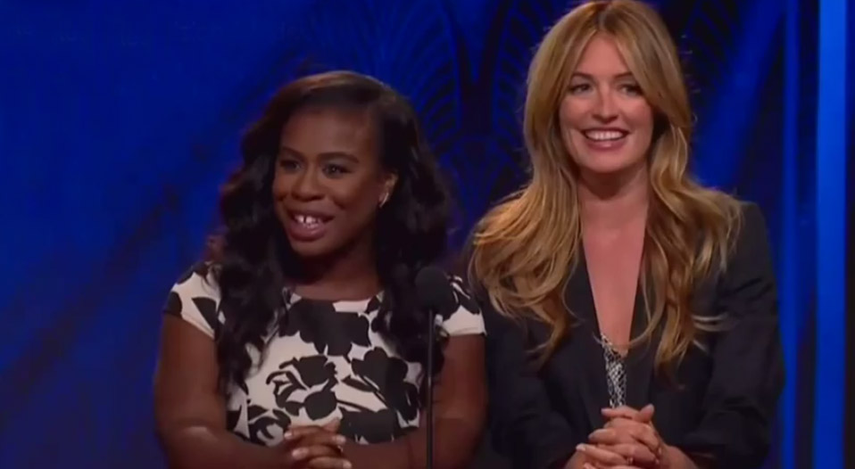 Uzo Aduba y Cat Deeley fueron las anunciantes de los nominados a los premios Emmy de este año. (YOUTUBE)