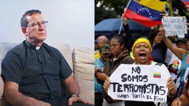 El Padre Alberto Reyes envía mensaje al pueblo de Venezuela.&nbsp;