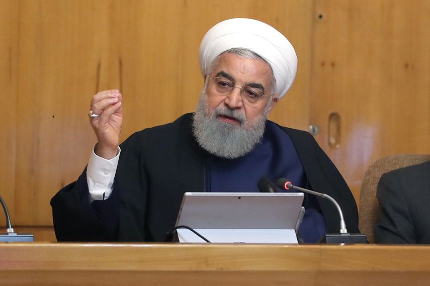 El presidente de Irán, Hasán Rohani,.