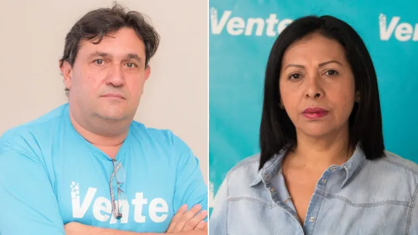 Saab confirma detenciones de Henry Alviárez y Dignora Hernández, dirigentes de Vente Venezuela, partido que lidera María Corina Machado.