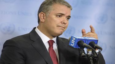 El presidente de Colombia, Iván Duque. 