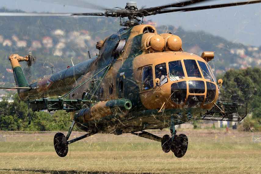 Suben a siete los militares fallecidos de accidente de helicóptero en Perú (Imagen Referencial Modelo Mi-17)