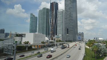 Vista del centro de Miami.