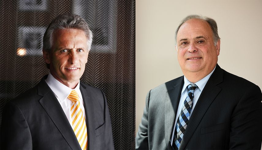 Luigi Boria (izq.) y Juan Carlos Bermúdez.&nbsp;