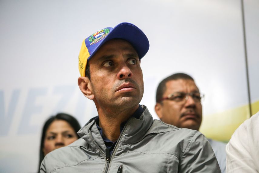 Henrique Capriles Radonski, líder opositor venezolano.