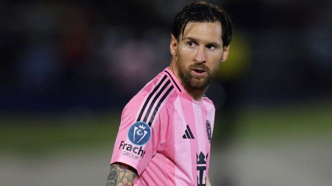 El argentino Lionel Messi, del Inter Miami, durante un partido contra el Cavalier de Jamaica, el 13 de marzo de 2025.