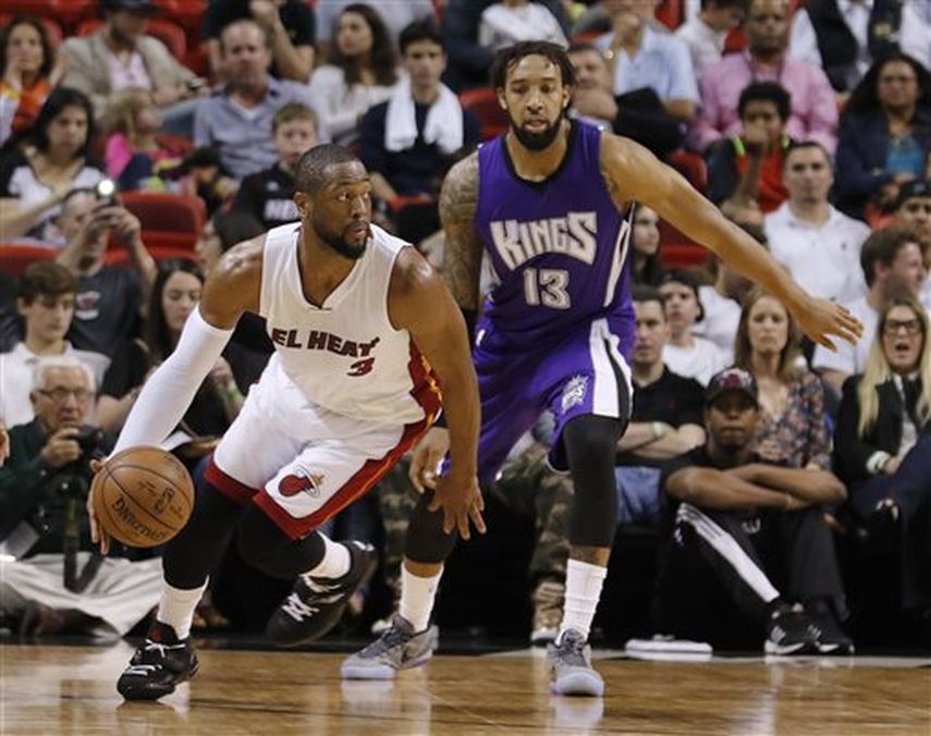 Wade encabezó el ataque con sus 28 tantos. (AP)