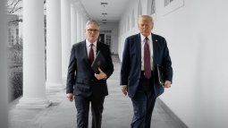 El presidente Donald Trump y el primer ministro británico, Keir Starmer, en la Casa Blanca.&nbsp;