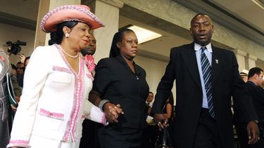 La congresista demócrata Frederica Wilson&nbsp;(i), en una imagen de archivo.