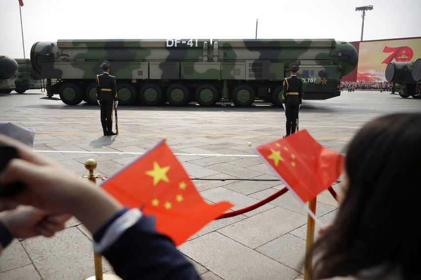 Desfile del ejército de China.