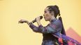 En esta fotografía de archivo del 16 de marzo de 2019 la cantante Ximena Sariñana durante su concierto en el primer día del Festival Vive Latino 2019.&nbsp;