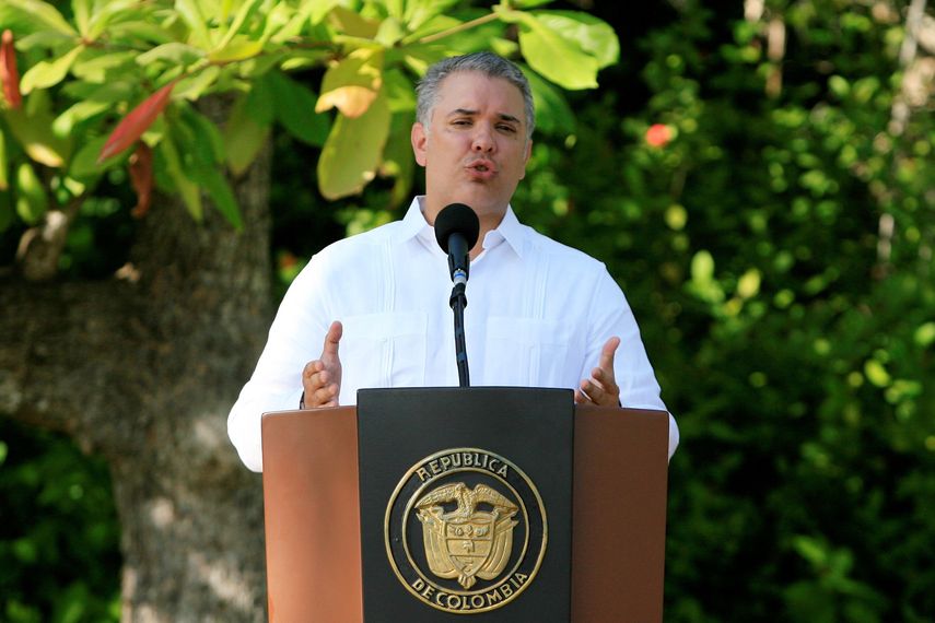 El presidente colombiano, Iván Duque