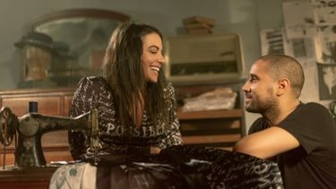 La diseñadora Yas González y el creador audiovisual Asiel Babastro.