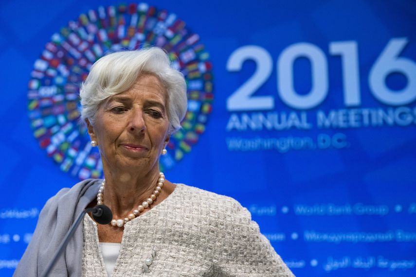 Christine Lagarde, directora gerente de Fondo Monetario Internacional (FMI)