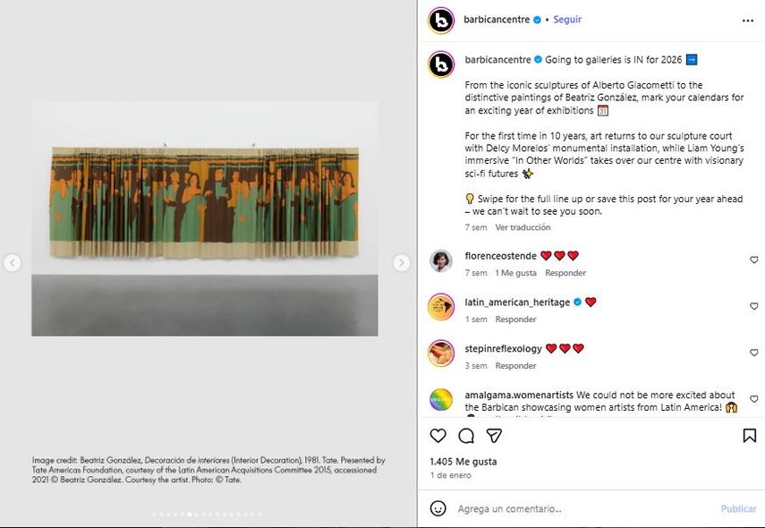 Obra de Beatriz González, Decoración de interiores (Interior Decoration), 1981.&nbsp;