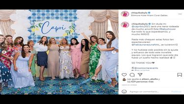 Chiquibaby celebra la antesala de la llegada de su hija Capri Blu.