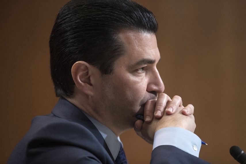 Fotografía de archivo fechada el 20 de junio de 2017 de&nbsp;Scott&nbsp;Gottlieb, director de la Agencia Federal de Alimentos y Fármacos de EEUU (FDA, por su sigla en inglés).
