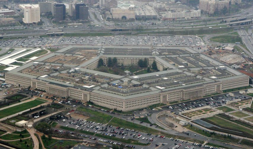 Fotografía aérea de archivo del 27 de marzo de 2008 del Pentágono en Washington. 