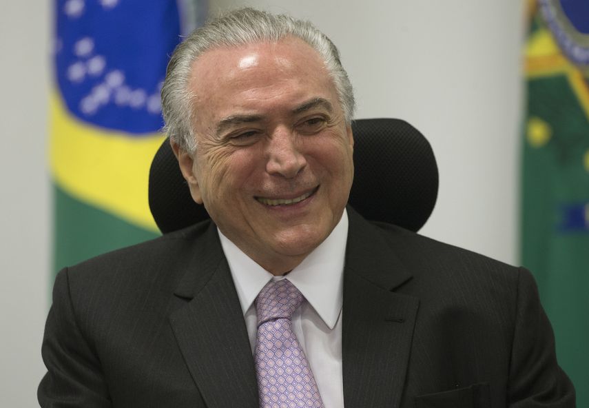 &nbsp;El presidente de Brasil, Michel&nbsp;Temer.&nbsp;