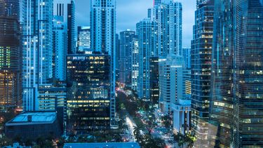 Foto de la zona de Brickell, en Miami.