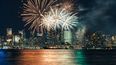 Fuegos artificiales.