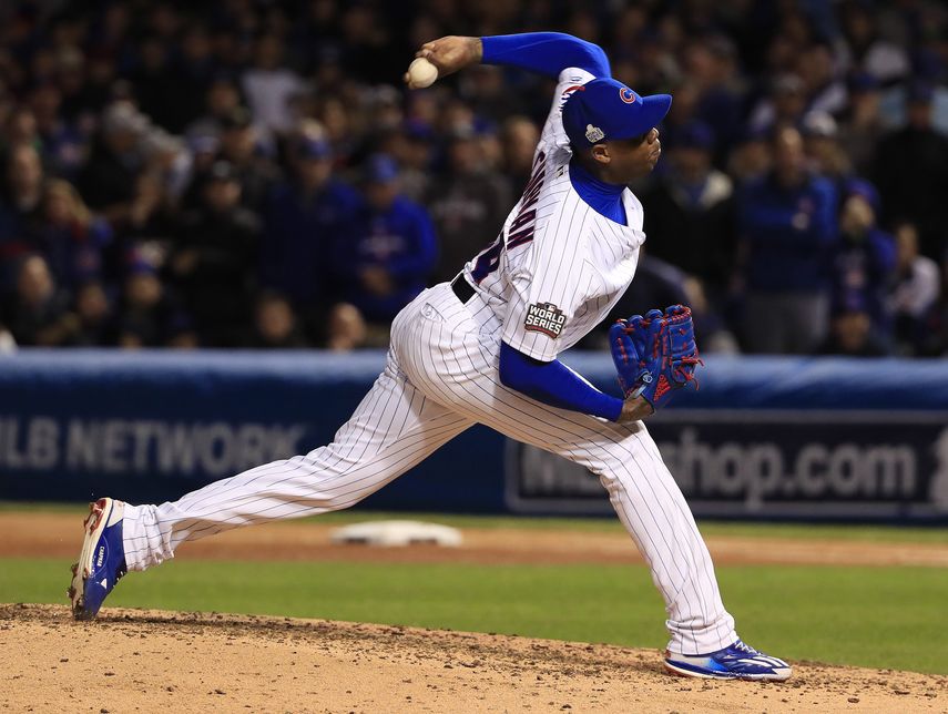Chapmand llegó al juego para preservar la ventaja de una carrera y sacar 8 outs.