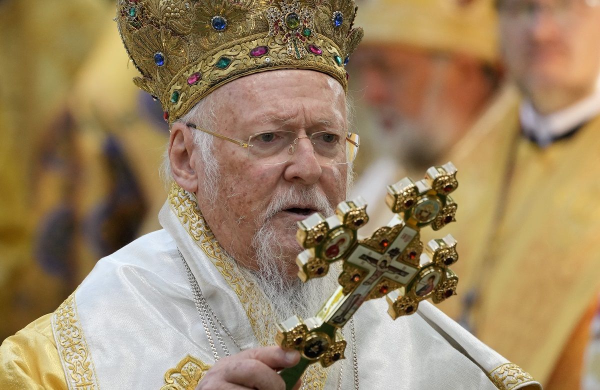 Foto tomada el 22 de agosto del 2021 del patriarca ecuménico Bartolomeo en Kiev, Ucrania. Foto tomada el 22 de agosto del 2021 del patriarca ecuménico Bartolomeo en Kiev, Ucrania.
