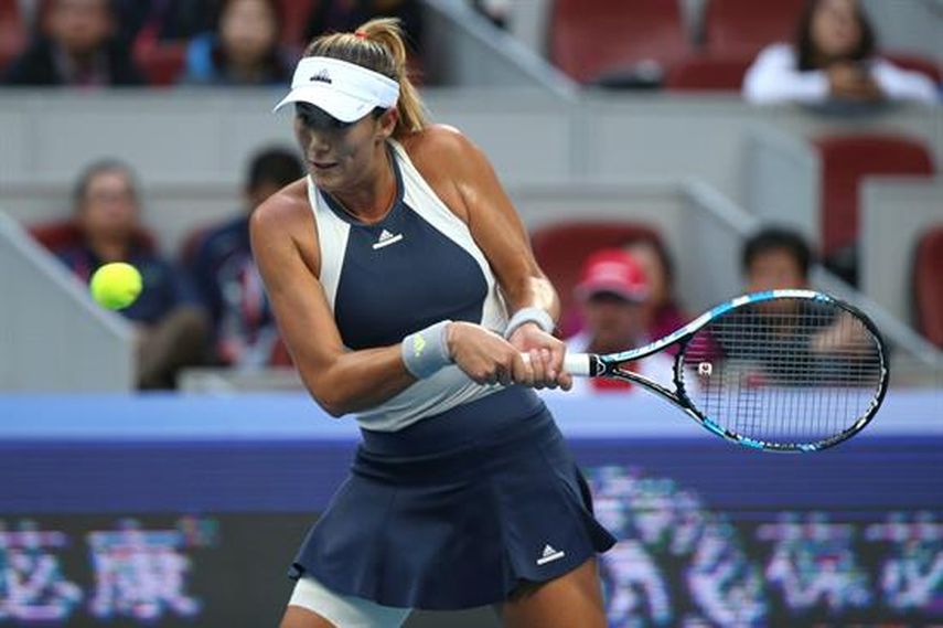 Muguruza le dio a España su primer triunfo en un torneo grande en mucho tiempo. (EFE)