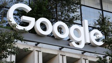 El logo de Google en una de sus oficinas centrales.