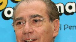 Fotografía de archivo del 7 de abril de 2005 que muestra al actor mexicano Otto Sirgo durante una rueda de prensa en Ciudad de México (México).