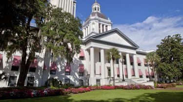 Vista parcial del capitolio de la Florida, en Tallahassee, la capital política del estado.