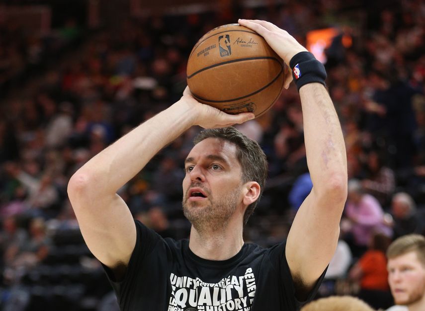 Pau Gasol, jugador español de los Milwaukee Bucks de la NBA.&nbsp;