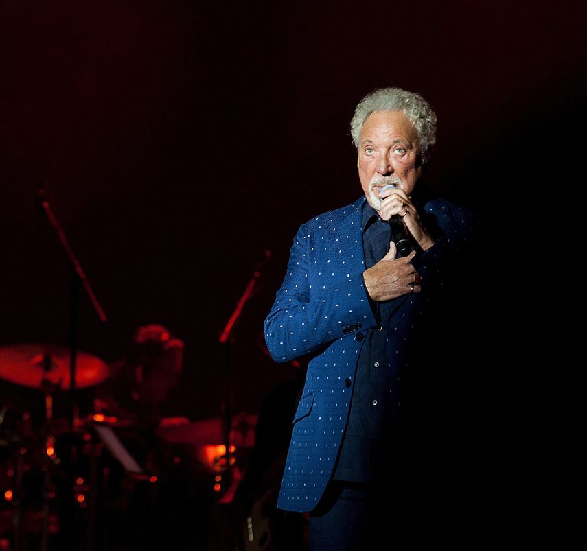 El cantante británico Tom Jones.&nbsp;