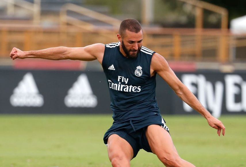 Karim Benzema sigue poniéndose a tono para lo que será la temporada del equipo blanco.