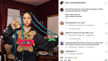 North West para la campaña festiva de SKIMS en colaboración con Cactus Plant Flea Market