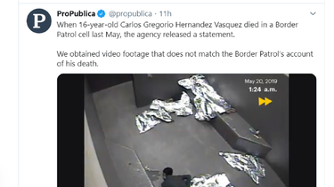 Seg&uacute;n el video publicado por&nbsp;ProPublica&nbsp; &nbsp;el joven habr&iacute;a agonizado por varias horas antes de morir.&nbsp;