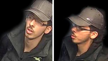 En las imágenes se puede ver a Abedi con anteojos y una gorra de béisbol marrón en la noche en que mató a 22 personas.