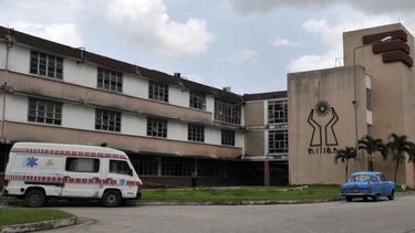 Vista parcial del hospital Arnaldo Milián, de Santa Clara, en el centro de Cuba.