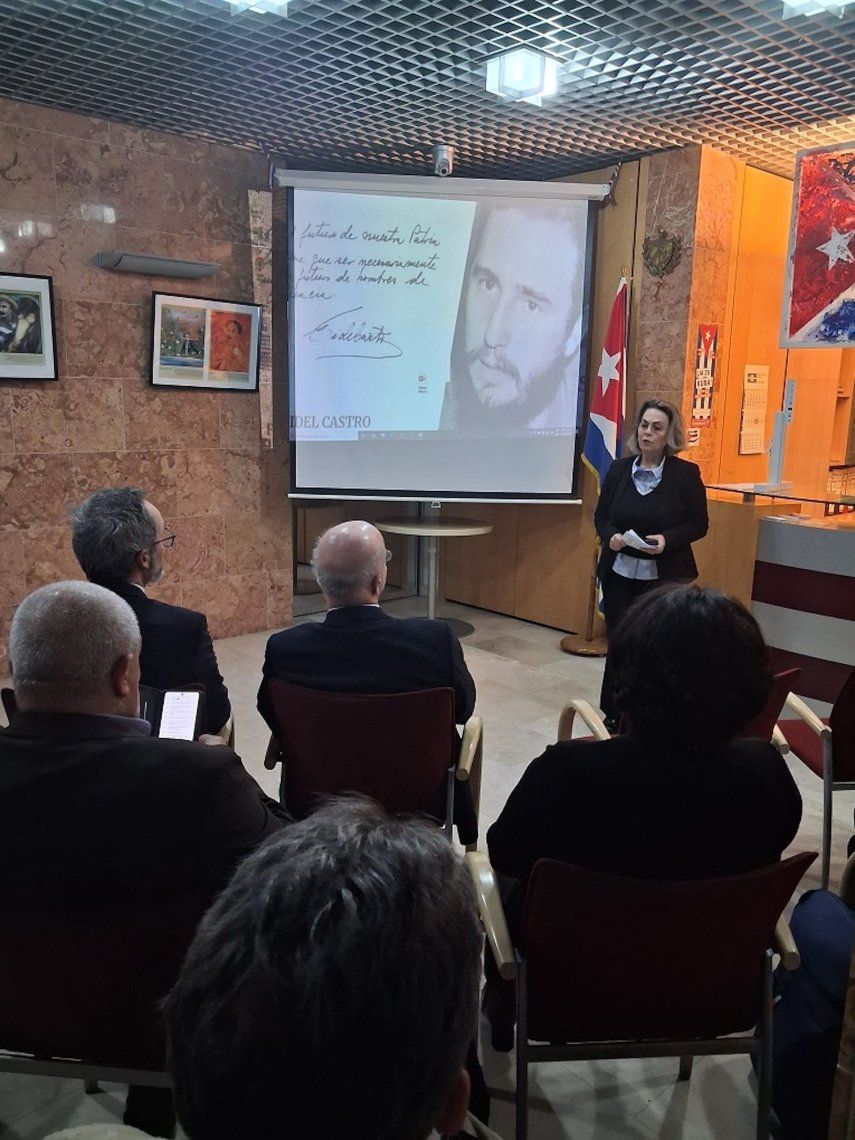Reunión en la Embajada de Cuba en Alemania el 16 de enero de 2026.