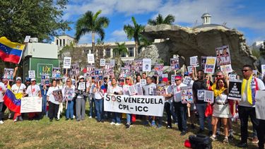 En Miami, los venezolanos también demandaron una acción contundente de la Corte Penal Internacional ante los crímenes del régimen de Maduro