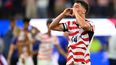 El centrocampista estadounidense Sebastian Berhalter, número 14, celebra la victoria en el partido de fútbol del Grupo D del Mundial 2026 entre Estados Unidos y Paraguay en el Estadio de Los Ángeles en Inglewood el 12 de junio de 2026.&nbsp;